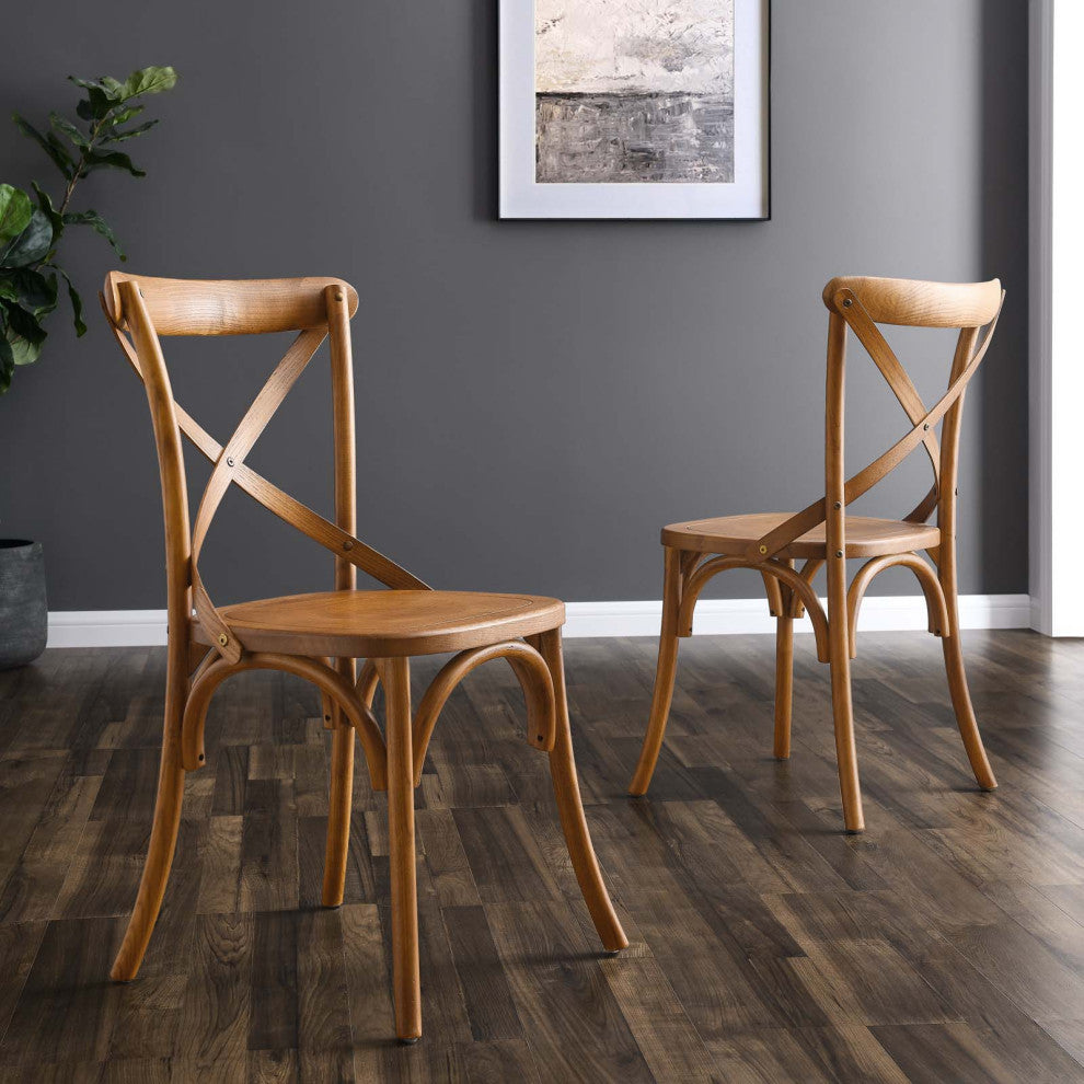 Gear Dining Side Chair, Walnut