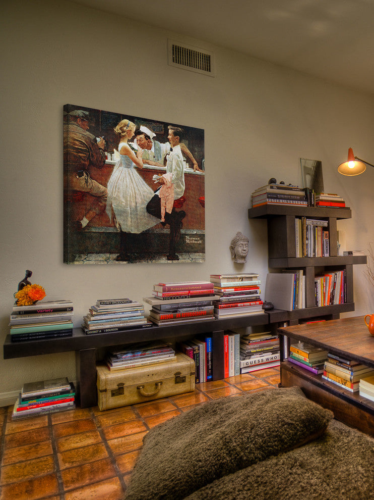 "After the Prom" Painting Print on Canvas by Norman Rockwell