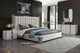 Modrest Token Modern White and Stainless Steel Mirror