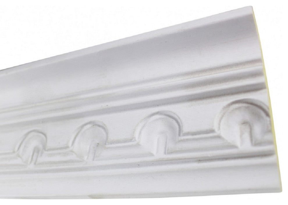 Ornate Cornice White Urethane  94 1/2" L  Golfini |