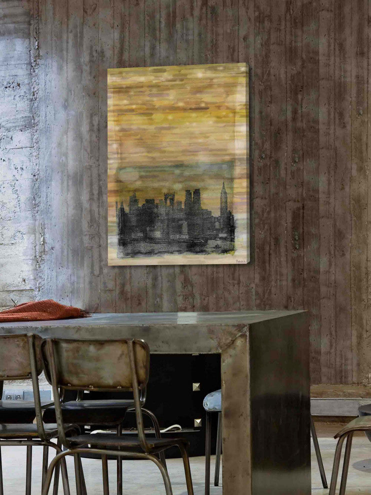 "Shaded NYC" Print on Canvas, 24"x36"