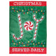 Joy Served Double Applique Flag