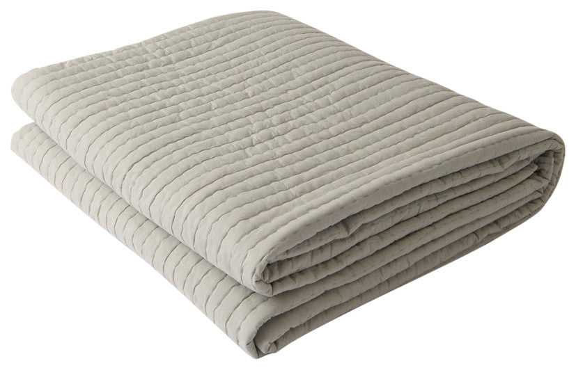 Cotton Quilt, Sage, Queen