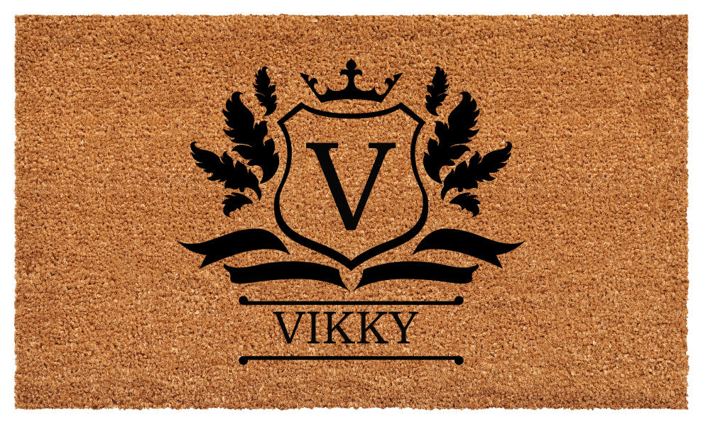 Calloway Mills Imperial Doormat, Letter V