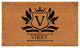 Calloway Mills Imperial Doormat, Letter V