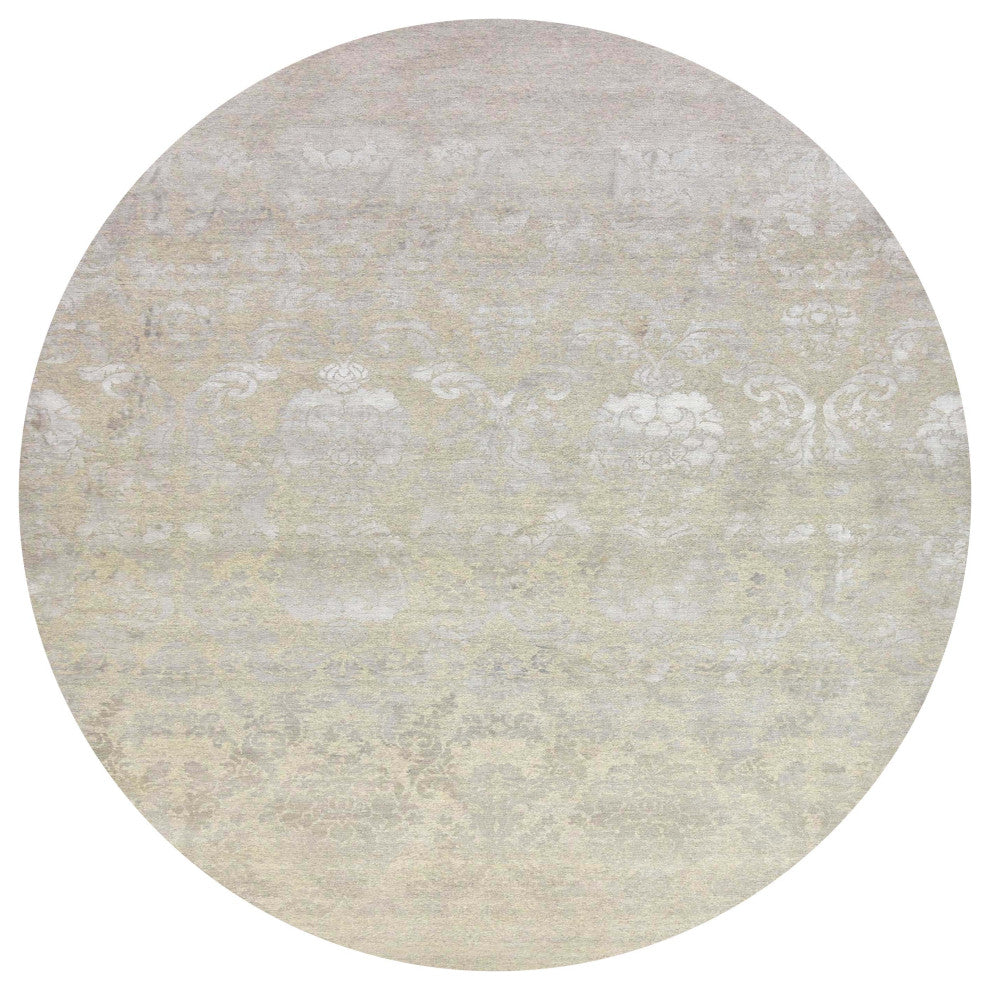 Ahgly Company Indoor Round Mid-Century Modern Area Rugs, 4' Round