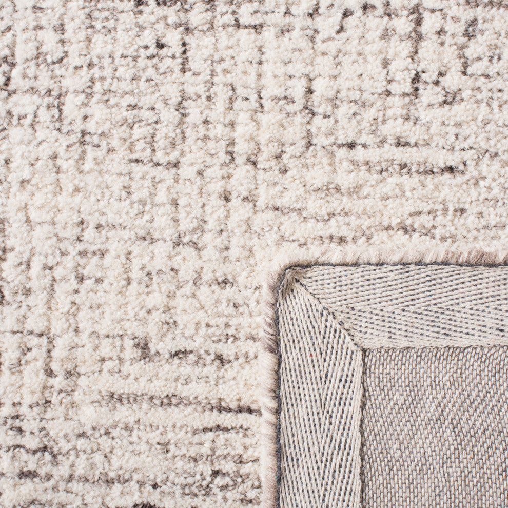 Safavieh Couture Abstract Collection, ABT349 Rug, Ivory/Grey, 2'3"x12'