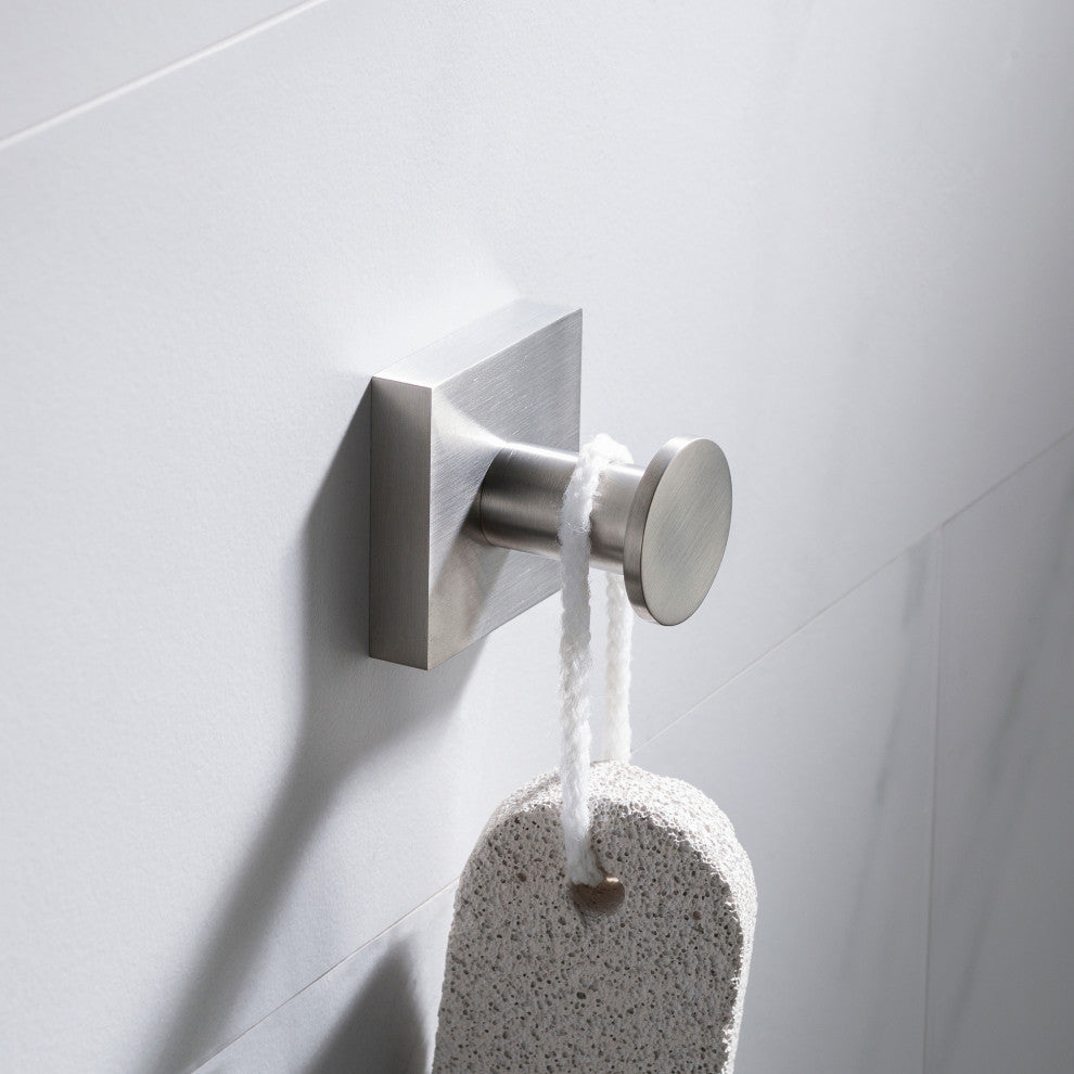 Ventus Bathroom Robe and Towel Hook Brushed Nickel