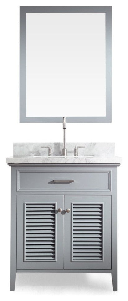 Kensington 31" Single Sink Vanity Set, Gray