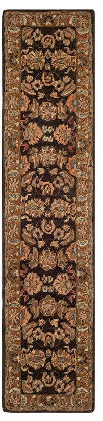 Safavieh Anatolia an615b Rug, Dark Brown/Gold, 2'3"x8'0" Runner