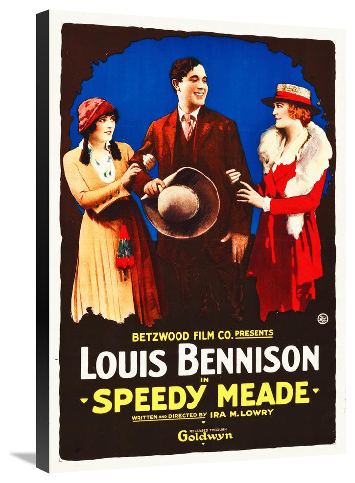 "Speedy Meade" Stretched Canvas Giclee by Hollywood Photo Archive, 20x30"