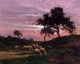 Jean Ferdinand Chaigneau Shepherd and his Flock at Sunset Wall Decal