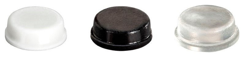 Cylindrical Adhesive Cabinet & Furniture Rubber Stoppers-BS34 .375"x.125"-300pcs