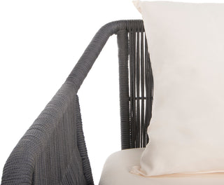 Safavieh Raldin Rope 4 Pc Living Set, Gray/White