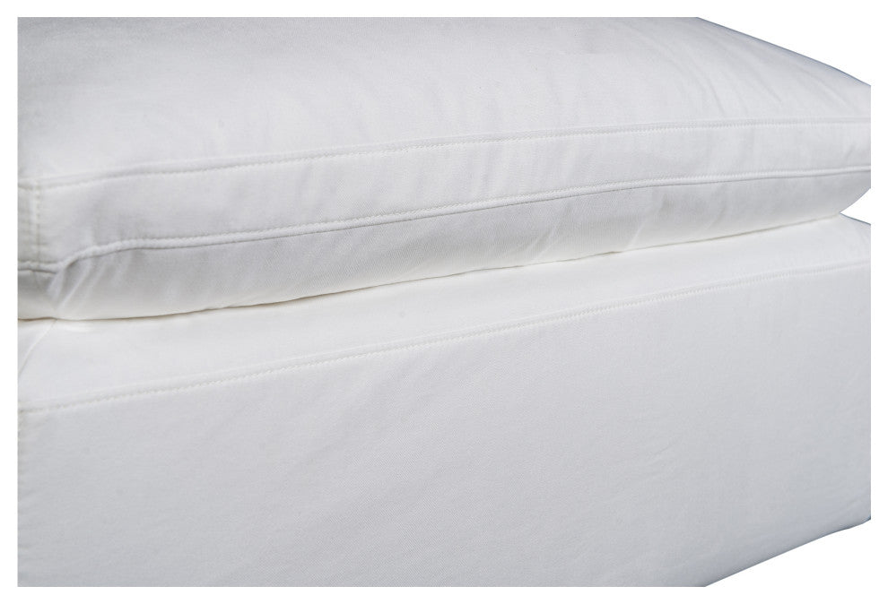 Terra Condo Ottoman Livesmart Fabric Cream