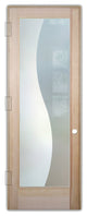 Interior Prehung Door or Interior Slab Door - Divise - Douglas Fir (stain...