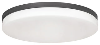 Oscar 19" Flush Mount, Black