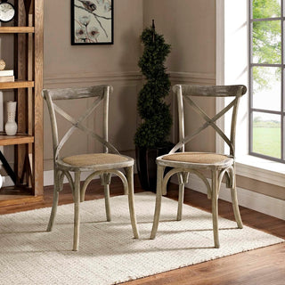 Gear Dining Side Chair Set of 2, Gray