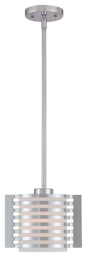 Livex Lighting Hilliard Light Mini Pendant, Polished Chrome