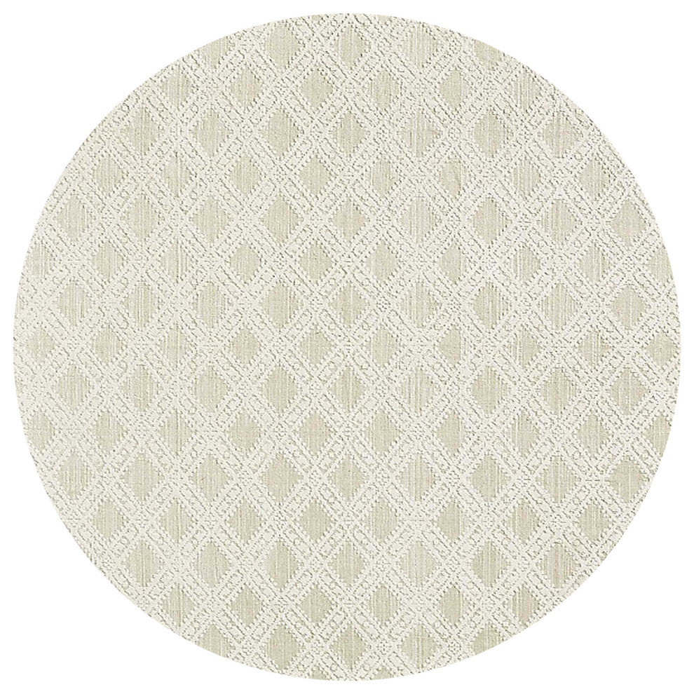 Ahgly Company Indoor Round Mid-Century Modern Area Rugs, 6' Round