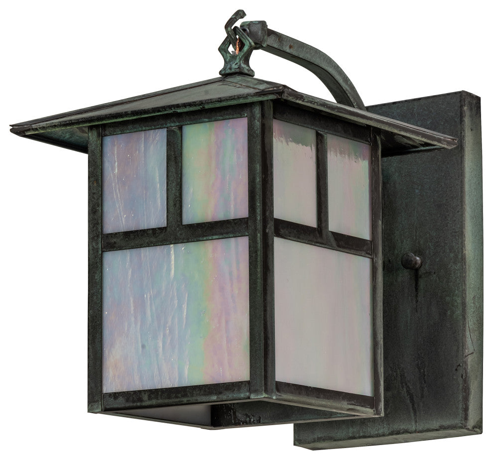 9 Wide Seneca T Mission Curved Arm Wall Sconce
