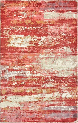 Oriental Weavers Formations Collection Pink/ Red Abstract Indoor Area Rug 8'X10'