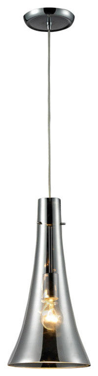 Menlow Park 1-Light Pendant, Polished Chrome