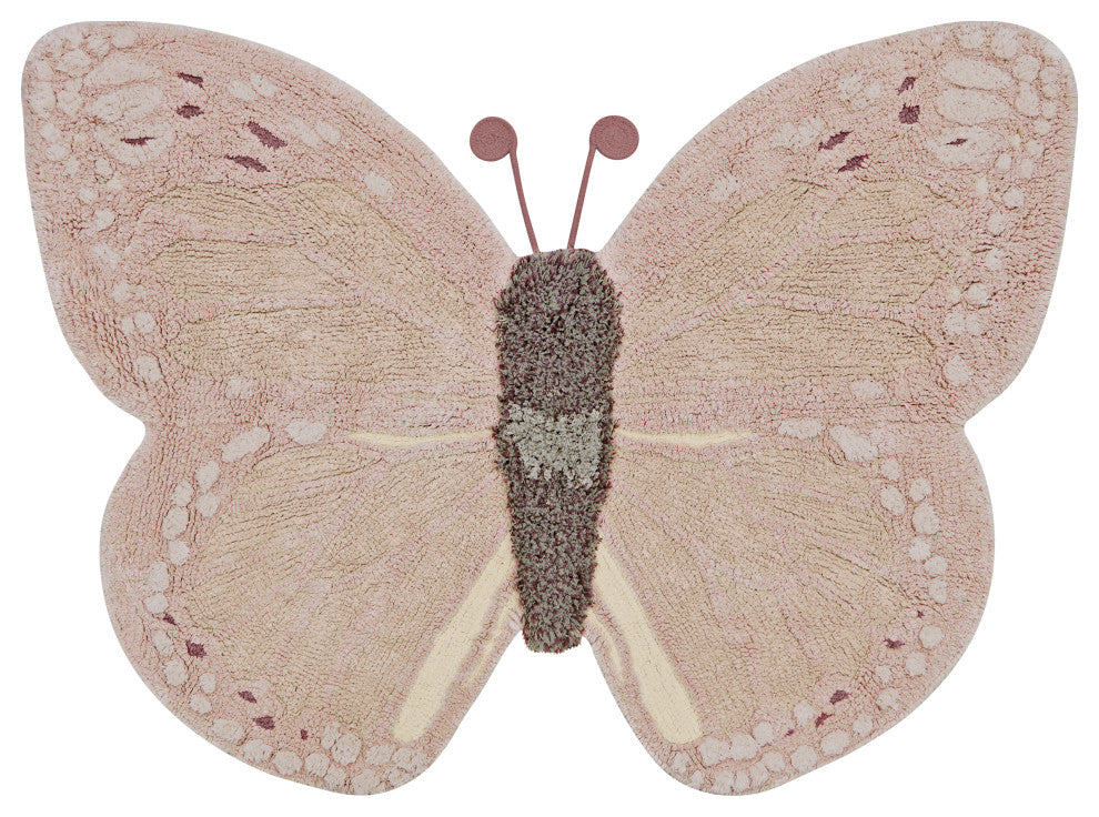 Baby Butterfly Washable Animal Rug
