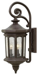 Hinkley Raley Large Wall Mount Lantern, Oil Rubbed Bronze