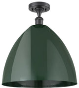 Innovations 516-1C-BK-MBD-16-GR 1 LightSemi-Flush Mount, Matte Black
