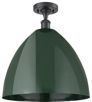 Innovations 516-1C-BK-MBD-16-GR 1 LightSemi-Flush Mount, Matte Black