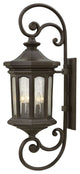 Hinkley Raley Extra Large Wall Mount Lantern, Oil Rubbed Bronze