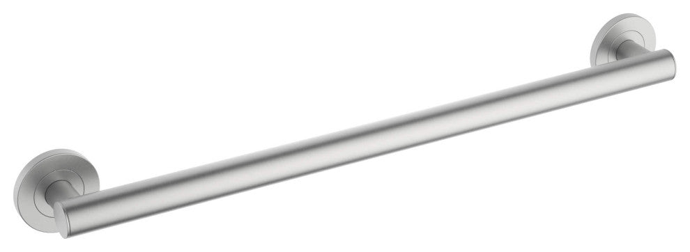 24" Stainless Steel Bathroom Safety Grab Bar, Brushed Nickel