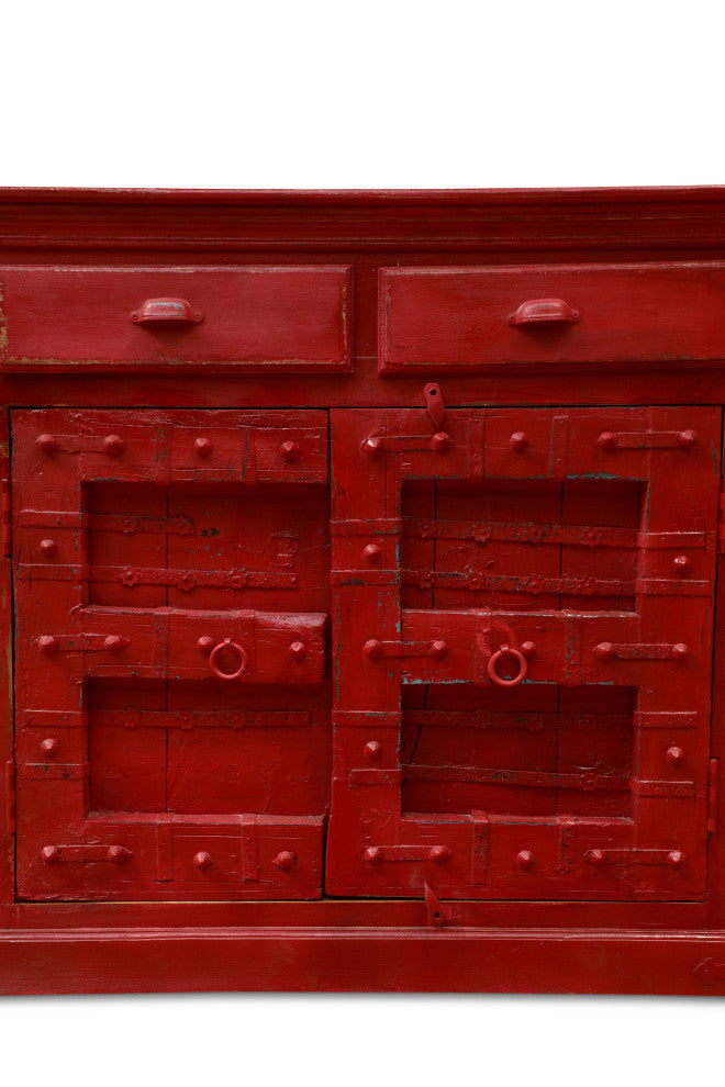 Woodland Red Wooden Sideboard
