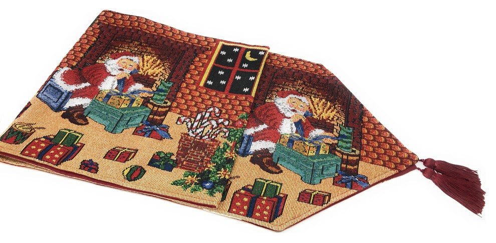 Tache Christmas Decorative Tapestry Table Runner, 13"x54"