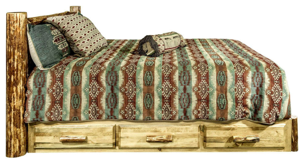 Glacier Country Collection Platform Bed With Storage, 60"