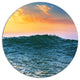 Sunrise Light Shine On Sea Water, Beach Disc Metal Wall Art, 11"