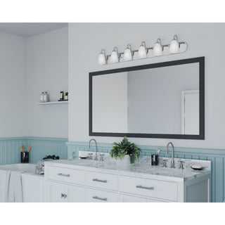 Progress Lighting 6-100W Medium Bath Bracket, Polished Chrome