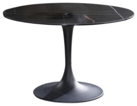 Amarosa Round Dining Table, Black