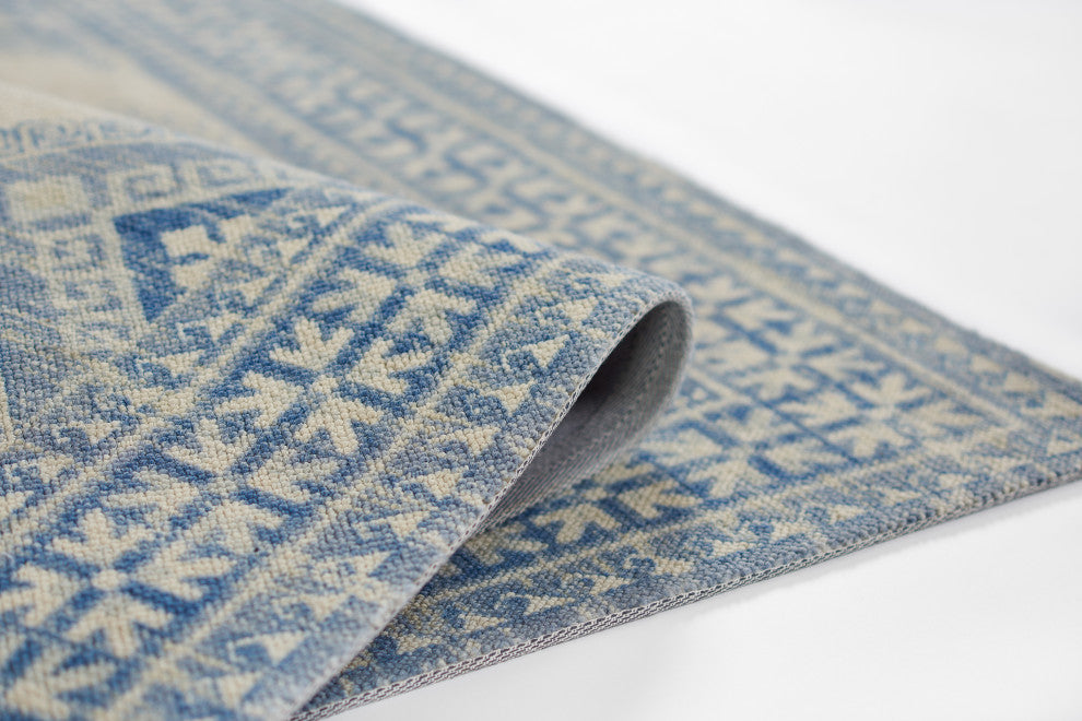 Momeni Anatolia Wool and Nylon Ivory Area Rug 6'6" X 9'