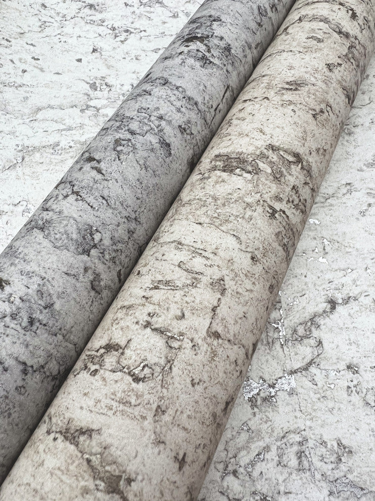 Hermosa Herringbone Gray Peel and Stick Wallpaper