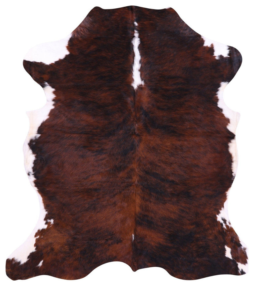 Organic Natural Hair-On Cowhide Area Rug 6' 11" X 6' 5" C1697
