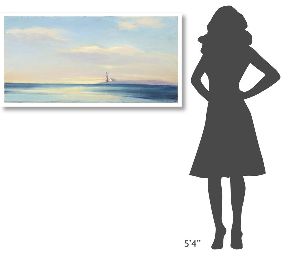 "Dawn Beacon" Digital Paper Print by Julia Purinton, 50"x26"