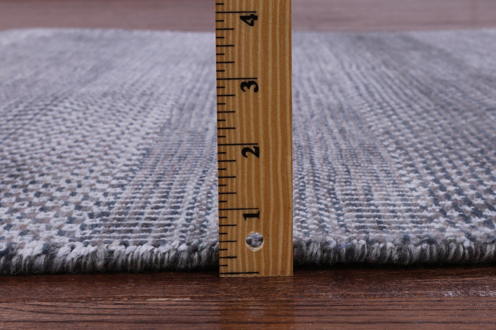 Wool and Silk Hand Knotted Savannah Grass Rug 3' 11" X 5' 11" Q11500