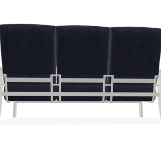 St. Catherine Deep Seat 3-Seat Outdoor Sofa, Indigo/Snow