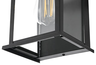 Home Living 6" Outdoor Wall Sconce, Black