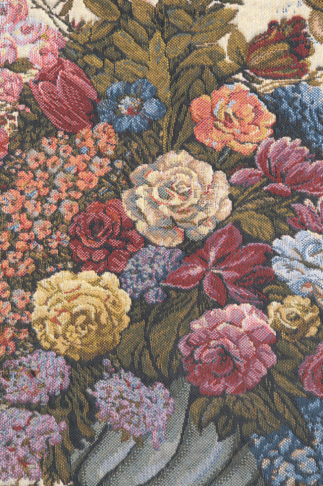 Floral in Arch Decorative Couch Pillow Cover