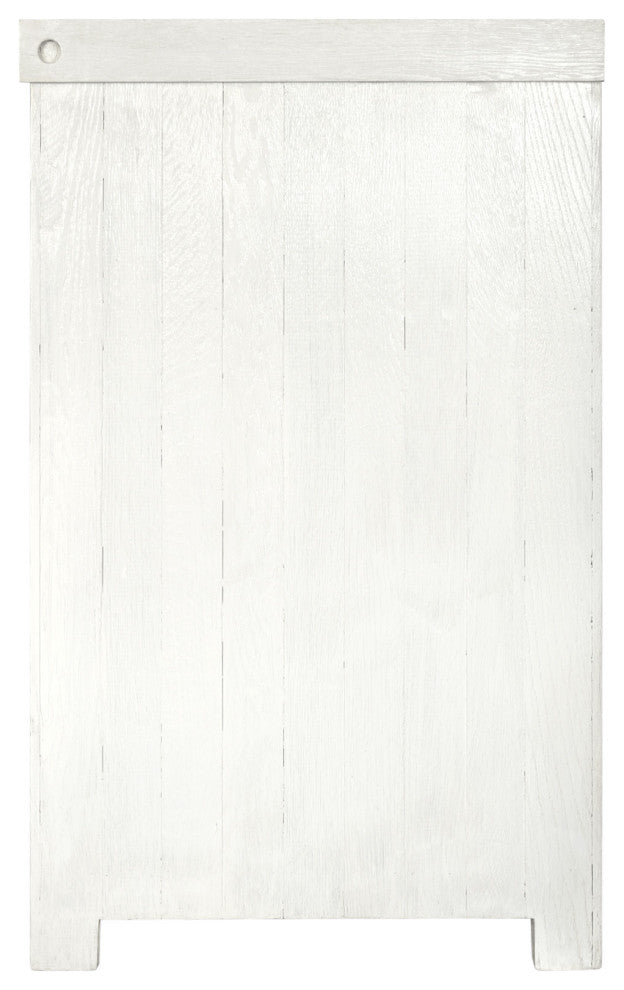 Vintner's Freestanding Single Bathroom Vanity, Blanc, 36"