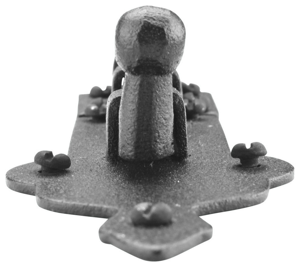 Slide Bolt Black RSF Iron 4 Inch Wide Set of 2