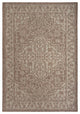 Nourison Tulum 5'3" x 7' Brown Outdoor Rug
